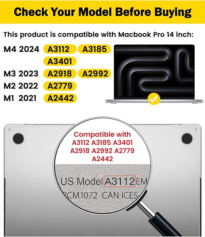 F FORITO 360° Privacy Screen Protector Compatible with MacBook Pro 14 inch (2025-2021, M5 M4 M3 M2 M1 Pro Max Chip), Anti Peeping Anti Glare and Anti Blue Light Laptop Privacy Screen Shield