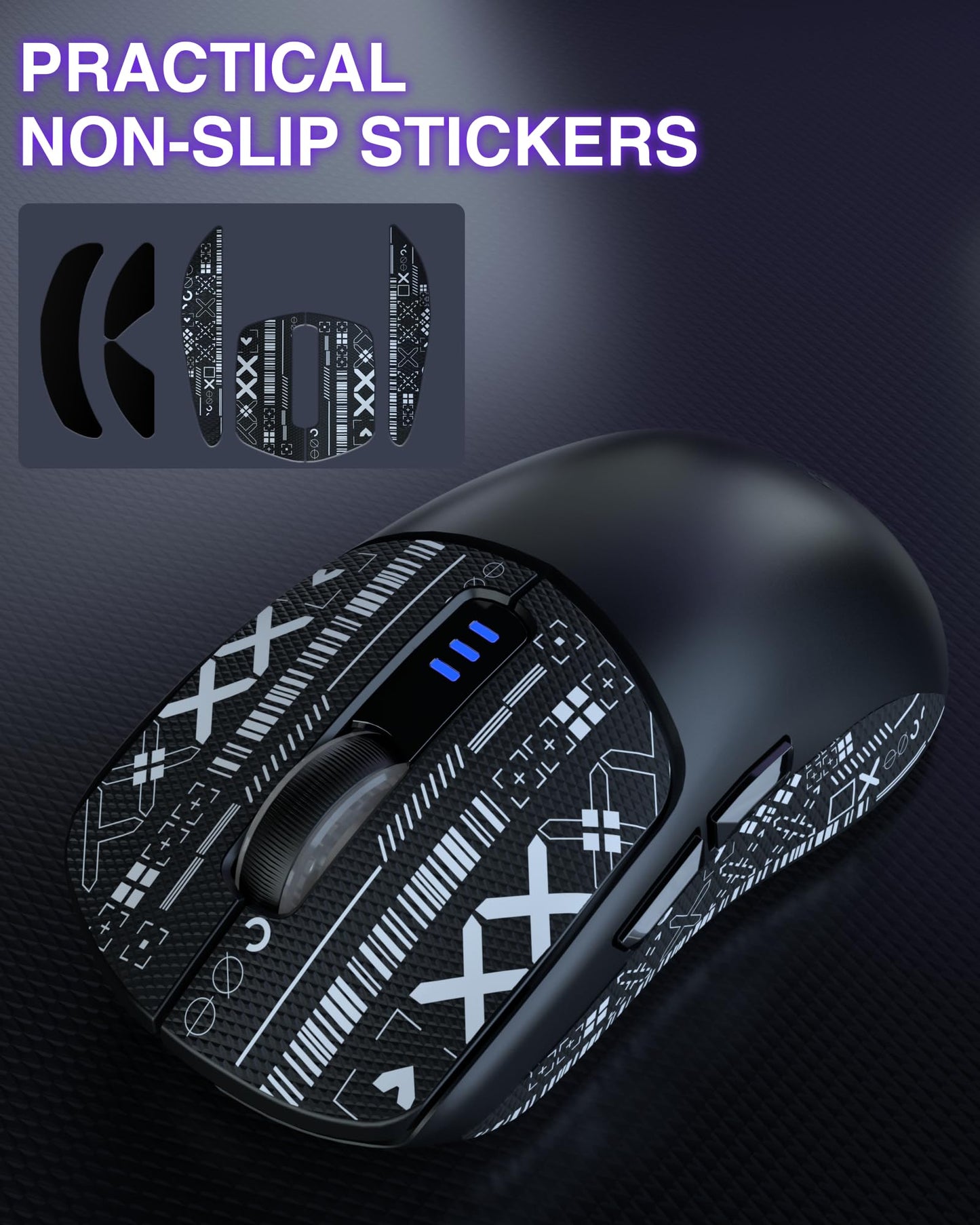 AULA SC580 Wireless Gaming Mouse, Tri-Mode 2.4G/BT5.0/USB-C Gaming Mouse, 12000 DPI Rechargeable Wireless Mouse with 6 Programmable Buttons, Ergonomic Computer Mouse for Laptop/PC/Mac/Tablet