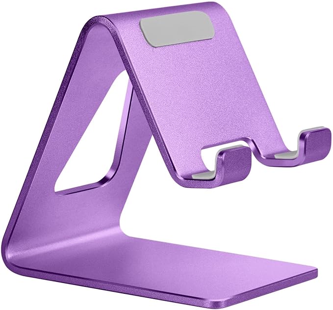 Aoviho Cell Phone Stand for Desk, Aluminum Phone Holder
