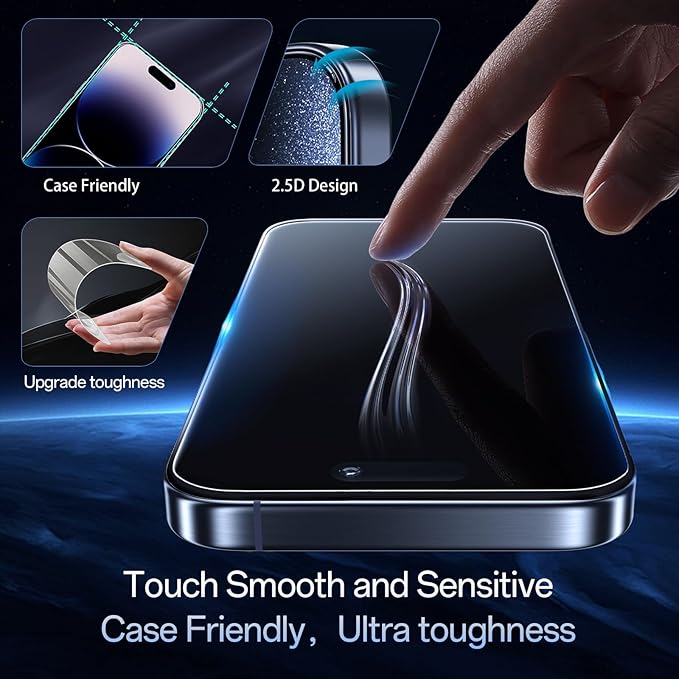 JESOHO Blue Light Blocking Screen Protector for iPhone 14 Pro (6.1 inch)