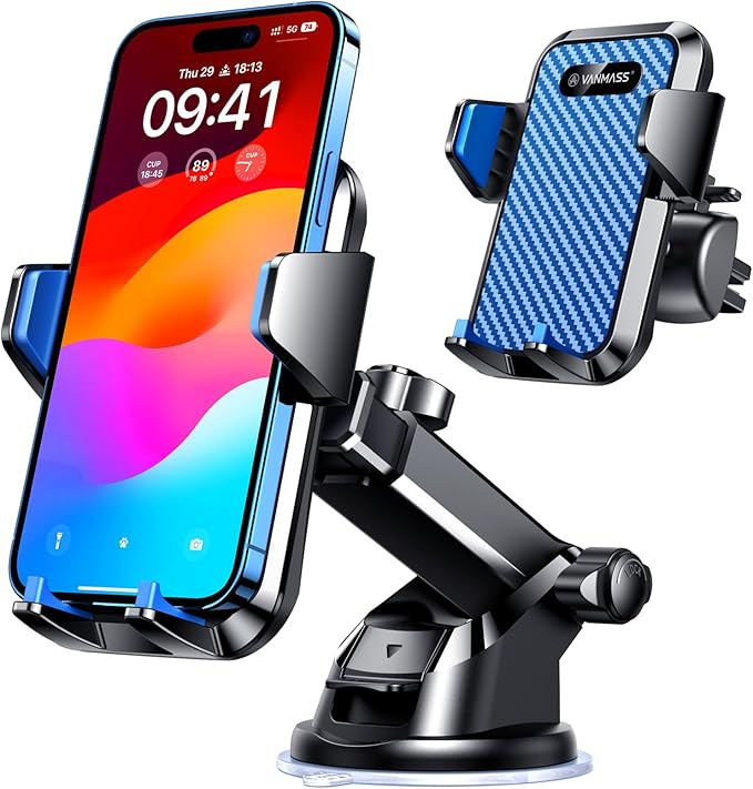 VANMASSใ85+LBS Strongest Suction & Military-Grade Ultimate Car Phone Mount