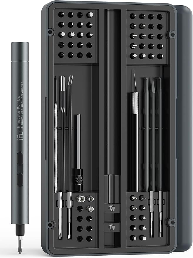 iFu 42-in-1 Mini Electric Screwdriver Kit, Dual-Mode Precision Tool