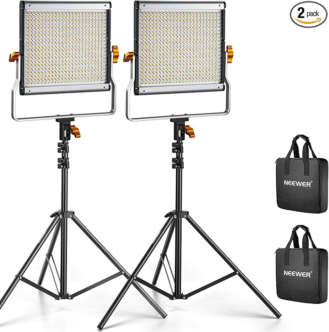 NEEWER RGB1200 RGB LED Video Light Panel with APP/2.4G Control, 60W Studio Photography Lighting 22000Lux@0.5m/1% Precise Min Dimming/360° Full Color/ CRI97+/TLCI98+/2500K-8500K/18 Effect with Barndoor