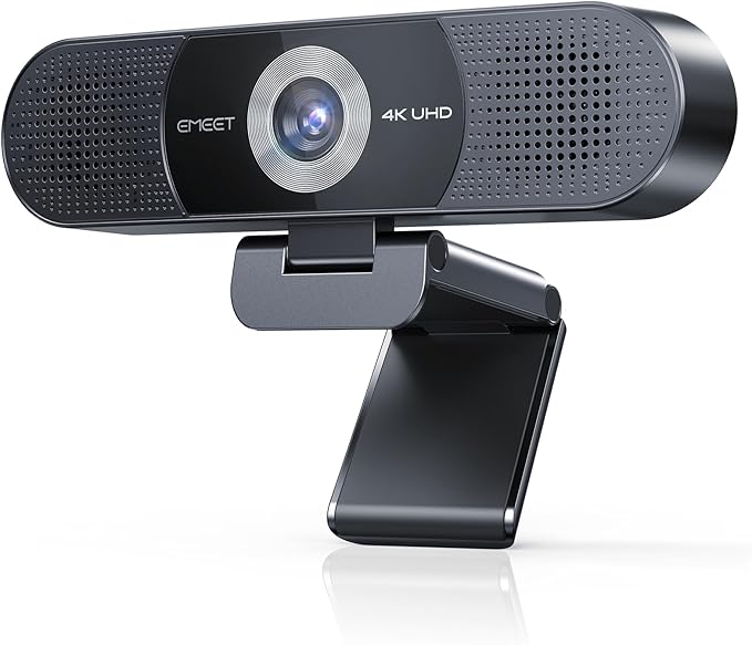 EMEET C980 PRO 3-in-1 1080P Webcam with Microphone and Speaker, 60°-98° FOV