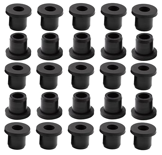 2 pcs 3" Drill Hole,2-1/2" ID Black Silicone Top hat Rubber Grommets for Wiring,Automotive,Firewall,Hole Plug,Desk,Screw,Water and Gas Pipe,Drain,House Siding,Cable Bushing,Glass,Wire Plug