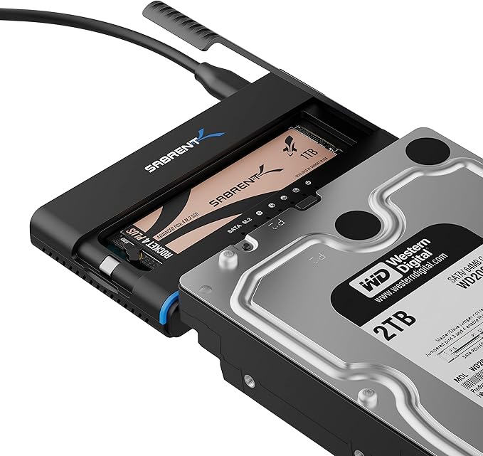 SABRENT USB 3.2 Type-A to SATA/U.2 SSD Adapter Cable (EC-U2SA)