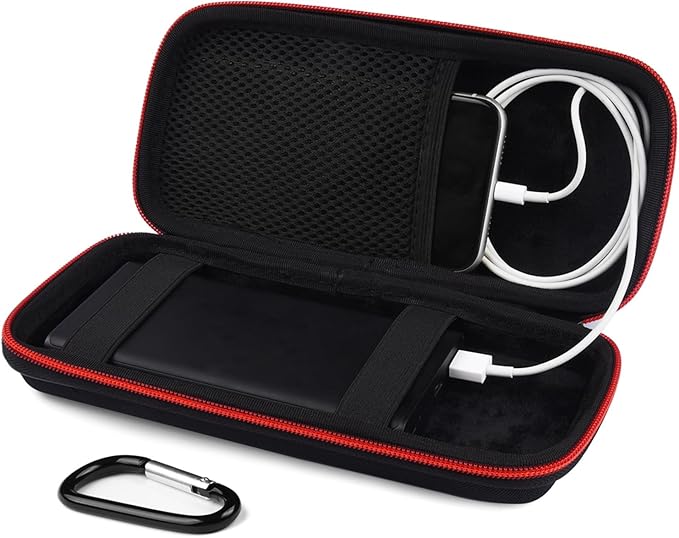 SKYNEW Hard Travel Case for Ekrist/LanLuk Portable Charger Power Bank 25800mAh, Power Bank Case for Anker PowerCore 10000mAh, Samsung T7 Touch and Seagate Portable 2TB