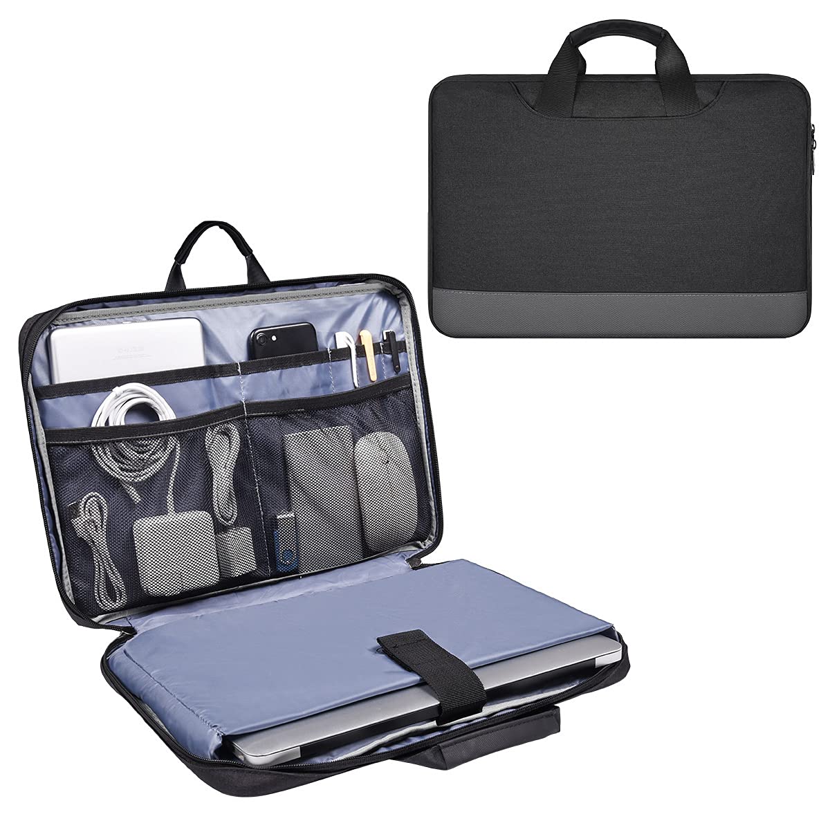 14-15 Inch Laptop Sleeve Case Men Women Bag for MacBook Pro 14 M5/M4/M3/M2, Macbook Air 15 M5/M4/M3, HP Pavilion/Chromebook 14, Dell Inspiron 14, Lenovo Acer ASUS Chromebook 14, Surface 15 Case,Blue