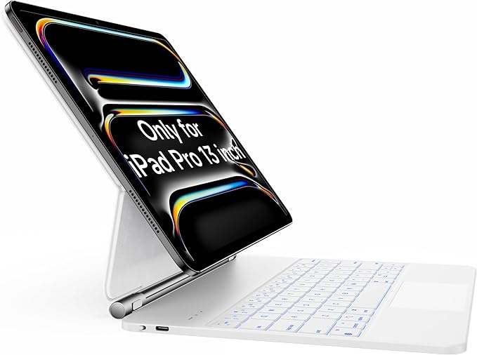 HOU Magnetic Keyboard Case for iPad Pro 13″ M5 (2025) and M4 (2024)