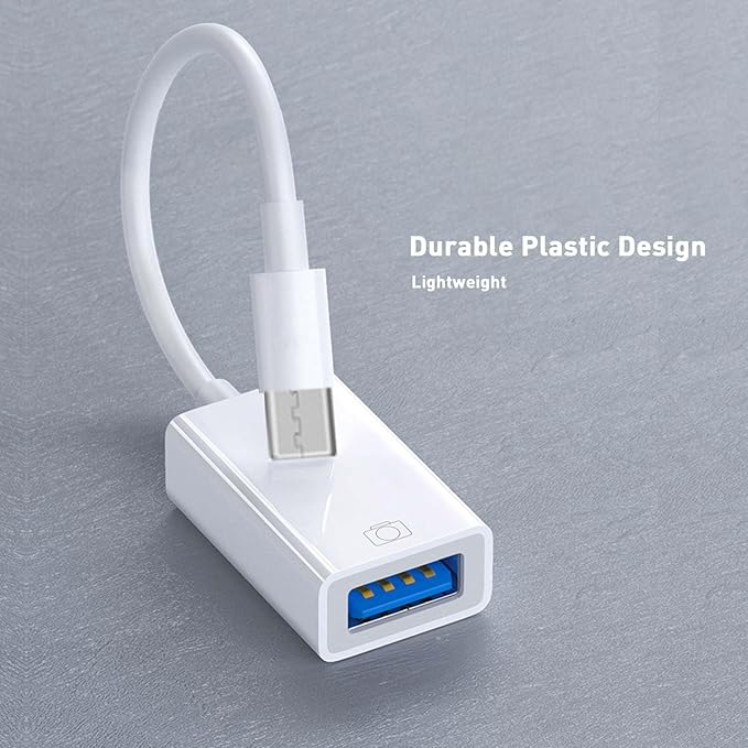 POHFP USB C to USB Adapter, Type-C OTG Cable, 3Pack