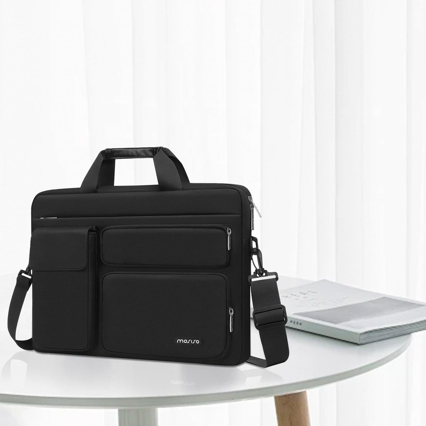 MOSISO Laptop Shoulder Bag 16 inch, 15-15.6 inch Computer Bag