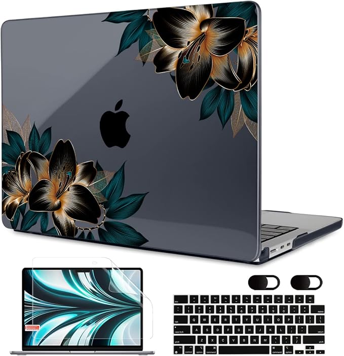 MEEgoodo Case for M5/M4/M3/M2 MacBook Air 13 inch 2026 2025 2024 2022, Fit Model A3449/A3240/A3113/A2681, Case Compatible with MacBook Air 13.6-inch