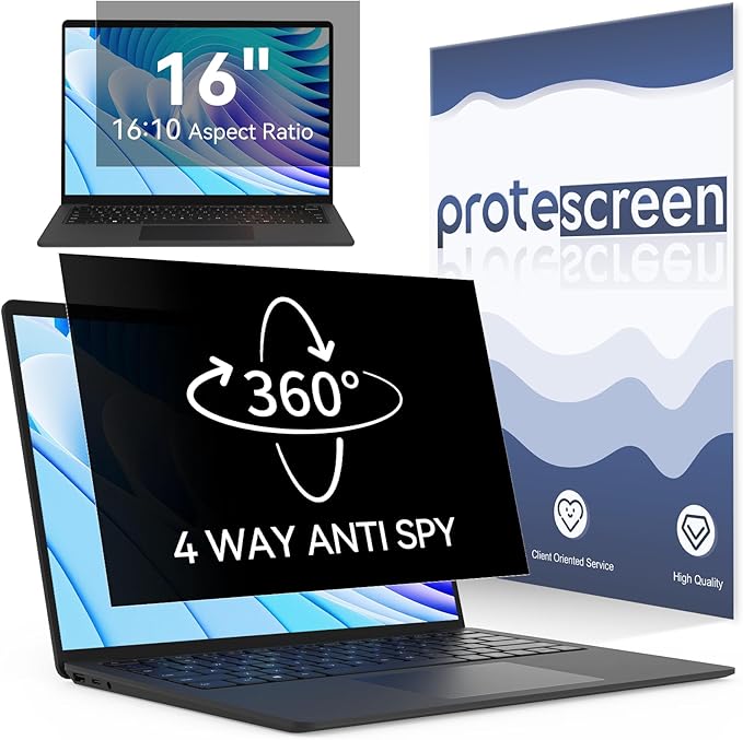 Privacy Screen Protector Compatible with iPad Pro 12.9 Inch 2018 2020 2021 2022, Anti Glare Blue Light Spy Filter Private, High Sensitive Bubble-Free Easy Install Black Security Screen Shield