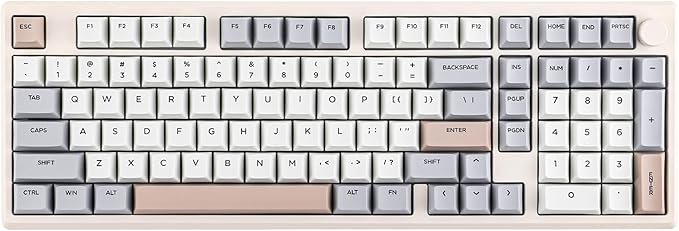 EPOMAKER Galaxy100 QMK/VIA Wireless Gaming Keyboard, Aluminum Shell, BT/2.4Ghz/USB-C, Pre-Lubed Hot-Swappable Linear Switches, NKRO