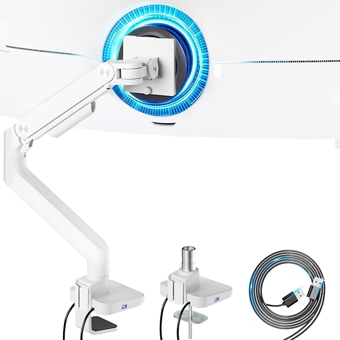 ARES WING Ultrawide Monitor Desk Arm for 17 to 49 Inch Screen