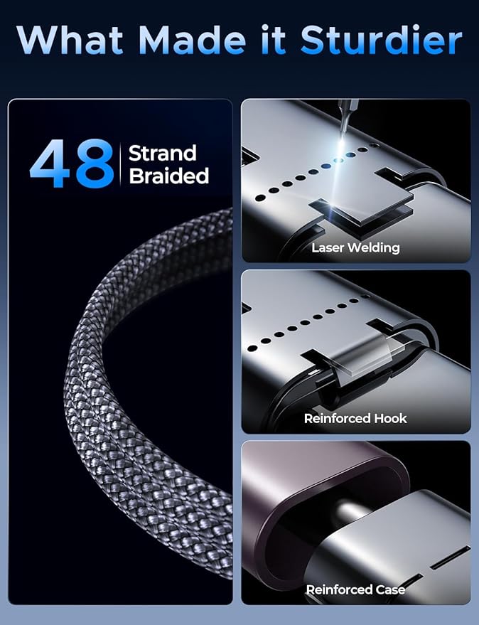 Multi Charging Cable for Apple Watch Charger iPhone Charger PD20W USB C/A Block Fast Charging Compatible with iWatch Ultra/SE/10/9/8/7/6/5/4/3/2/1 & iPhone 16/15/14/13/12/Galaxy S23-4FT