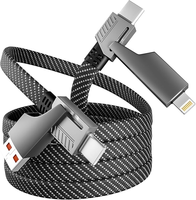 Multi Charging Cable(3Pack 4FT), 3 in 1 Charging Cord for Multiple Devices