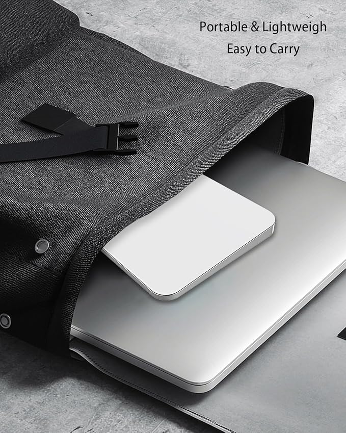 Wireless Trackpad for Mac and Windows - Multi-Touch Surface High Precision Track Pad, Multi-Gesture Touchpad Mouse Compatible with Apple MacBook iMac and Windows 10/11 PC Laptop Desktop Computer