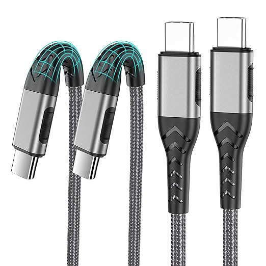 Durcord USB C Cable, Upgarded 2Pack 10ft Fast USB Type C Charging Cable for Android/Phone/Pad/Laptop, Type C Charger Braided USB Cable Compatible withi Phone 16/15/Pro/Plus/Max/Sam.Sung-Green