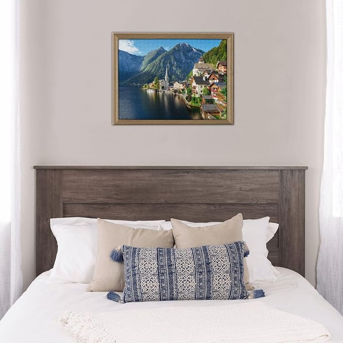 Custom Jigsaw Puzzle from Photos 300/500/1000 Pieces Personalized Wooden Picture Puzzles Gift for Adult Family Friends,Birthday,Valentine's Day (Horizontal 500PCS)