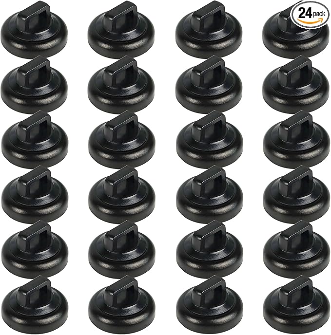 CANAANIN Magnet Zip Tie Mount Magnetic Zip Ties Mount Clips Base Holder Strong Multipurpose Wire Cable Holder Mount Wire Clips Management for Home Office Marine Electrical Wiring (Black