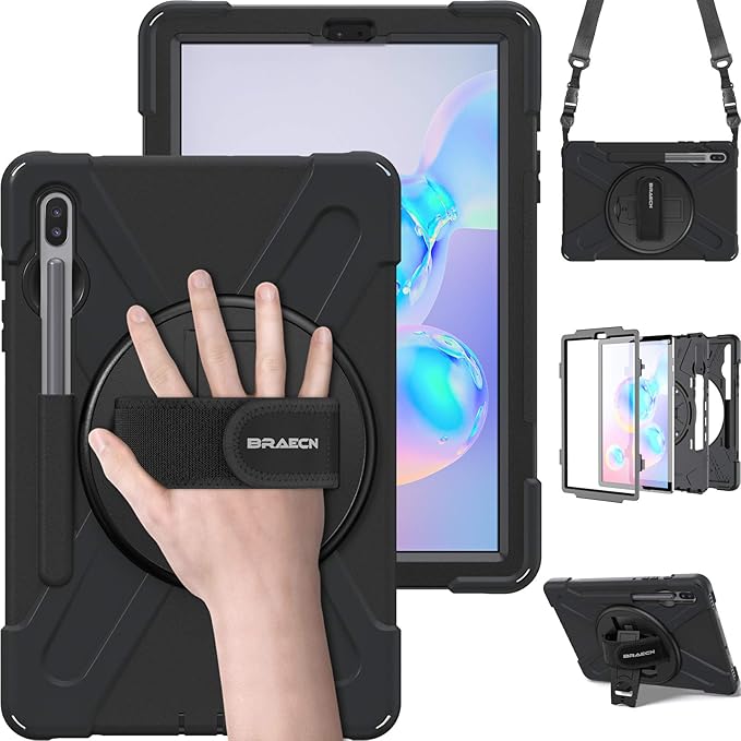 BRAECN Case for Galaxy Tab S6: 10.5" 2019 Samsung SM-T860/T865/T867 Purple