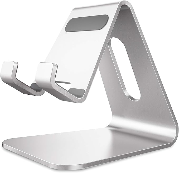 CreaDream Cell Phone Stand, Cradle, Holder,Aluminum Desktop Stand Compatible with Switch, All Smart Phone, iPhone 11 Pro Xs Max Xr X Se 8 7 6 6s Plus SE 5 5s (Mint Green)