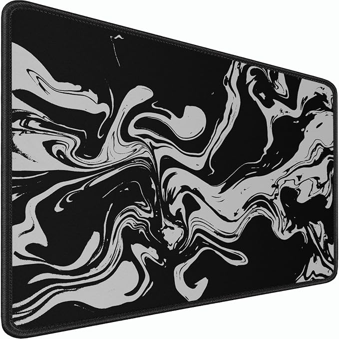 Naukay Large Mouse Pad, 31.5x15.7 inch Large Extended Computer Keyboard Mouse Mat, Water Resist Non-Slip Mousepad Rubber Base Long XXL Gaming Mouse Pad for Work & Gaming, Office & Home