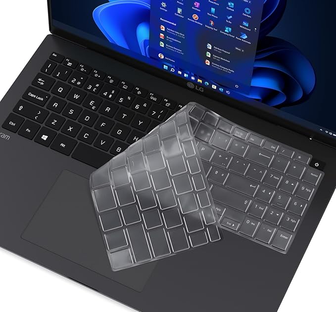 Keyboard Cover for 17" LG Gram 17 & Gram 17 Pro 17Z90SP 17Z90R 17Z90RU 17Z90S 17Z90SPA Series Laptop, LG Gram 17 Pro Keyboard Skin Protector - TPU