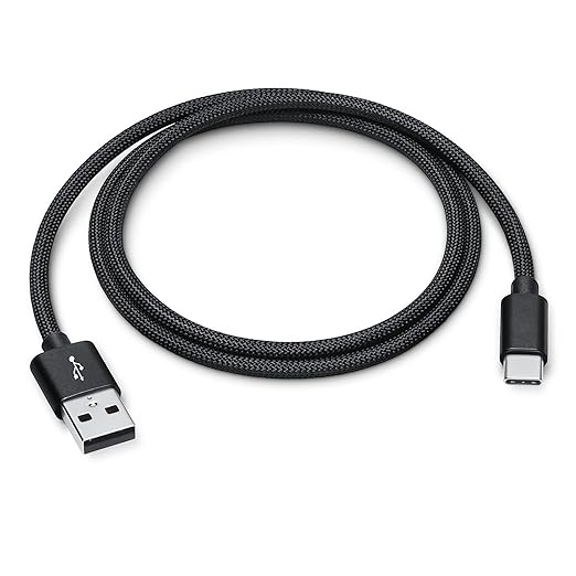 Woven USB to USB-C Cable for iPhone 17 Series (Black, MFi Certified Car CarPlay USB Charger to USB Type C Cord Fast Charging for Apple iPhone Air/17 Pro Max/16e/16 Plus/16 ProMax/15 Pro/iPad Air