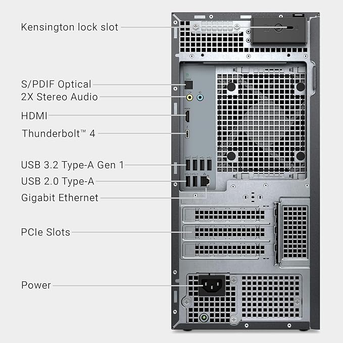 Dell Tower Plus EBT2250 Desktop Computer - Series 2 Intel Core Ultra 9 285 24-Core Processor up to 5.6 GHz, 16GB DDR5 RAM, 8TB NVMe SSD, NVIDIA GeForce RTX 4060 8GB GDDR6, Windows 11 Pro, Graphite