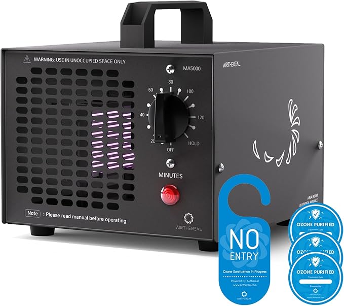 Airthereal MA5000 Ozone Generator, High Capacity, 2000 Sq Ft