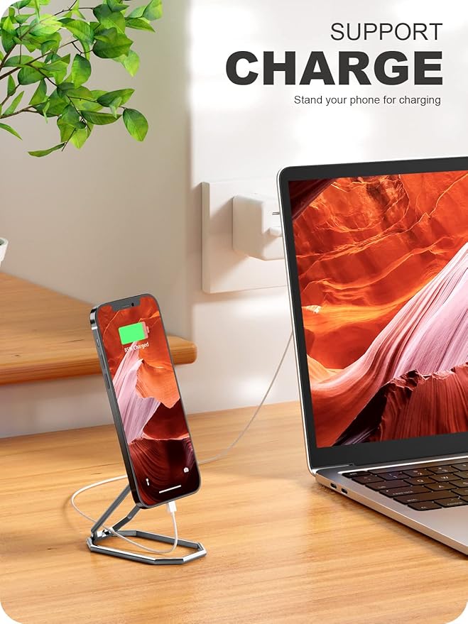 A-LuGei ๐๐ผ๐น๐ฑ๐ฎ๐ฏ๐น๐ฒ & ๐๐ฑ๐ท๐๐๐๐ฎ๐ฏ๐น๐ฒ Cell Phone Ring Holder Stand, Phone Kickstand for Desk, Cell Phone Holder for Hand, Ring for Back of iPhone, Metal Phone Grip for Magnetic Car Mount