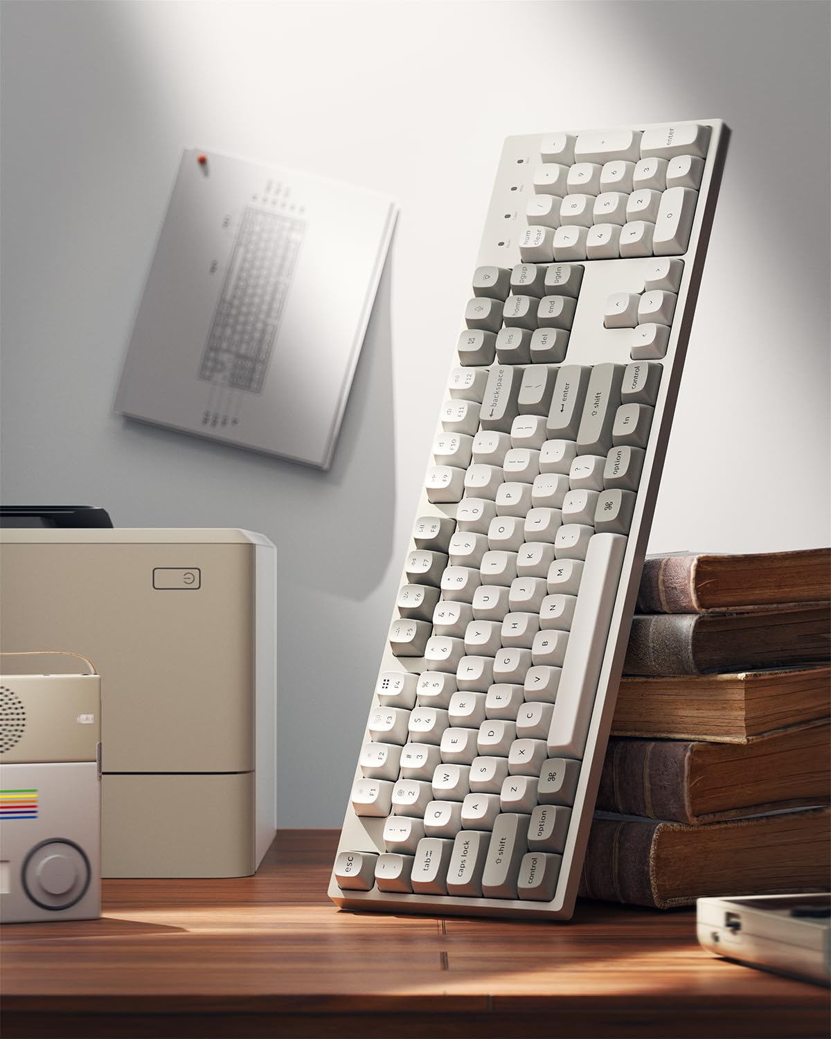 Keychron C2 Pro Wired Mechanical Keyboard with 8K Hz Polling Rate, Full Size Custom RGB Backlit Hot-Swappable, Non-Shine Through PBT Keycaps Compatible with Mac Windows Linux