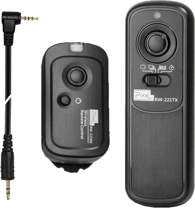 2.4GHz Remote Shutter Release RW221-E3 Compatible with Canon Olympus Fuji