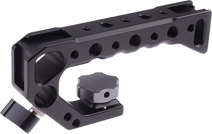 Hersmay For Canon M5 M50 II Cage with Top Handle, Camera Cage for Canon EOS M50 Mark II/ M50 /M5 Camera,Vlogging Video Shooting Filmmaking Rig Stabilizer with 1/4" Mounting and 3/8" Arri Locating Hole