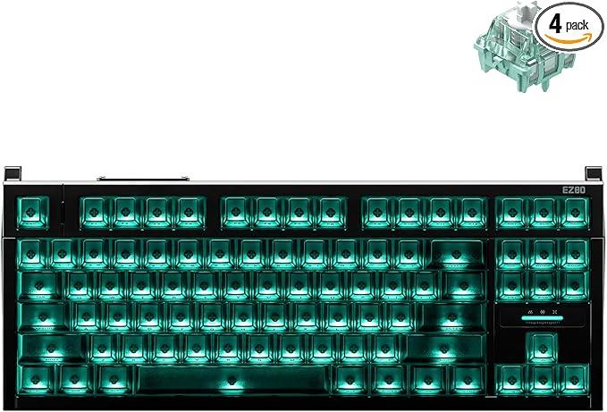 IQUNIX EZ80 RS Magnetic Switch Hall Effect Gaming Keyboard (Magnetic Jade Pro)