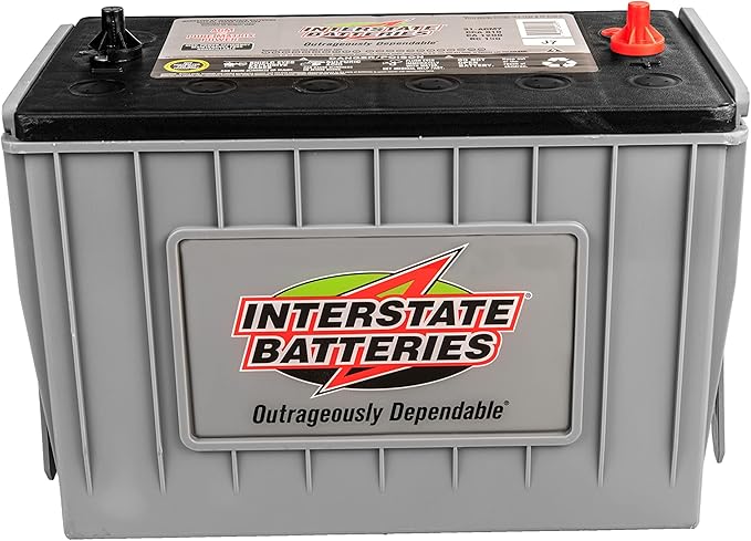 Interstate Batteries Marine/RV Battery 12V 100Ah 925CCA 1110CA Group 31 AGM