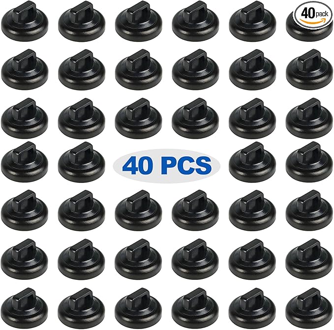 CNHABAGU Magnetic Cable Zip Tie Mounts Clips Multipurpose Zip Ties Mount Base Holder Wire Cable Holder Mount Wire Clips Management for Home Office Marine Electrical Wiring (White