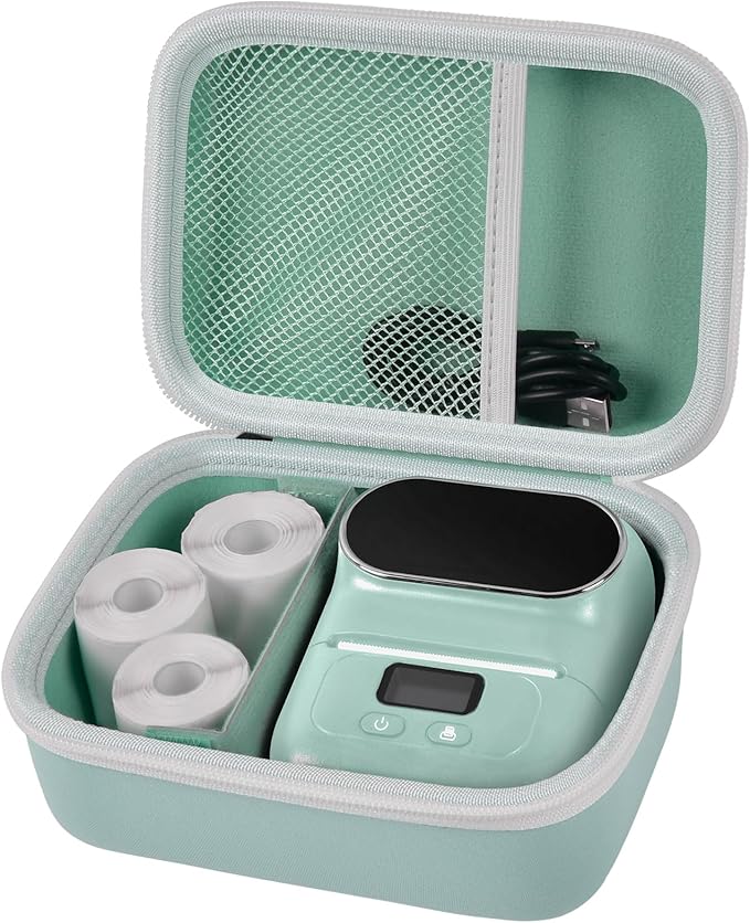 Boobowl Hard Case for Phomemo M110/M110S Label Maker, Case Only