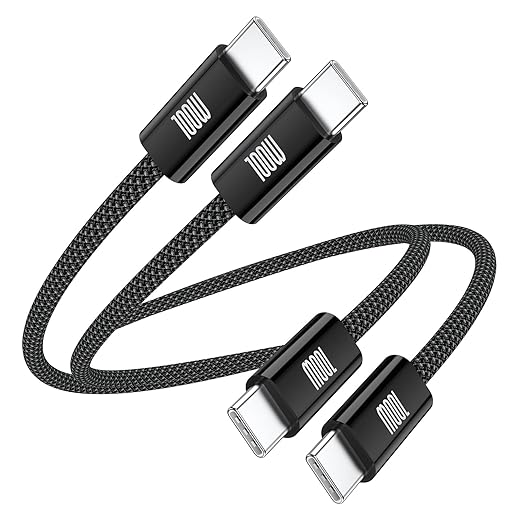 USB C to USB C Cable 3ft, 2-Pack 100W USBC to USBC Fast Charger Cord