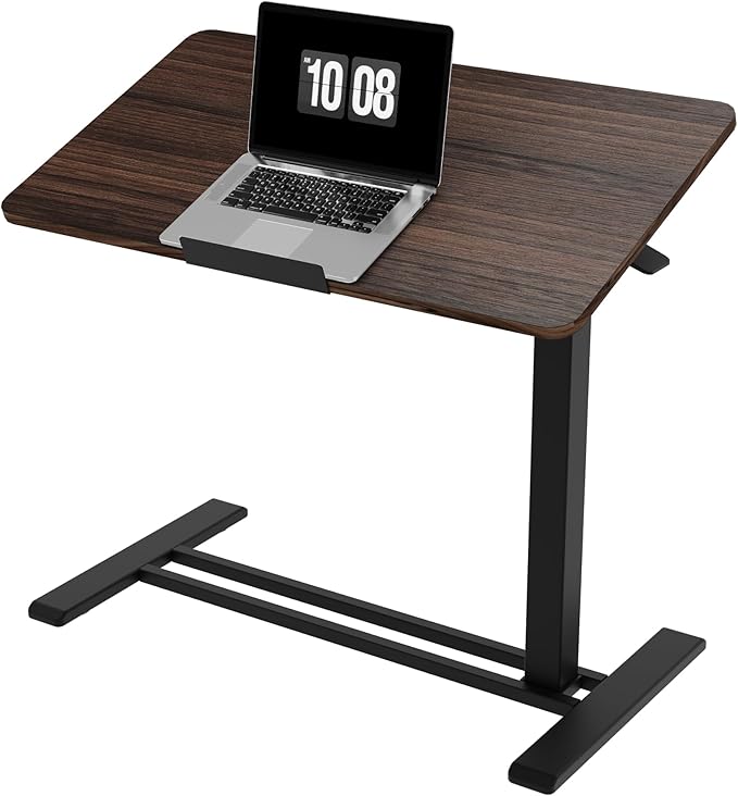 FLEXISPOT H7 PRO 90° Tiltable Mobile Overbed Table with Pneumatic Lift,32''