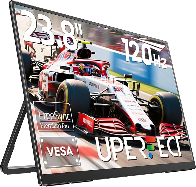 UPERFECT 18.5" 120Hz Portable Monitor, 125% sRGB Large Gaming Monitor