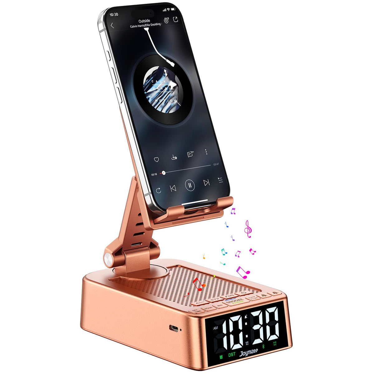 Gifts for Men Women, Phone Stand with Bluetooth Speaker 360° Rotable Angle