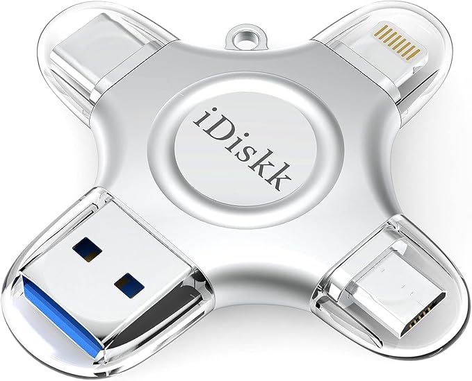 iDiskkMFi Photo Stick 512GB Flash Drive to Auto Backup Videos/Photos/Files