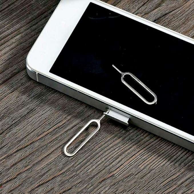 7Pcs SIM Card Removal Openning Tool Tray Eject Pins Needle Opener Ejector Compatible with All iPhone Apple iPad HTC Samsung Galaxy Cell Phone Smartphone Watchchain Link Remover (7Styles)