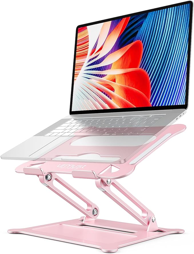 Urmust Adjustable Laptop Stand for Desk, 10-15.6“ Laptop Riser