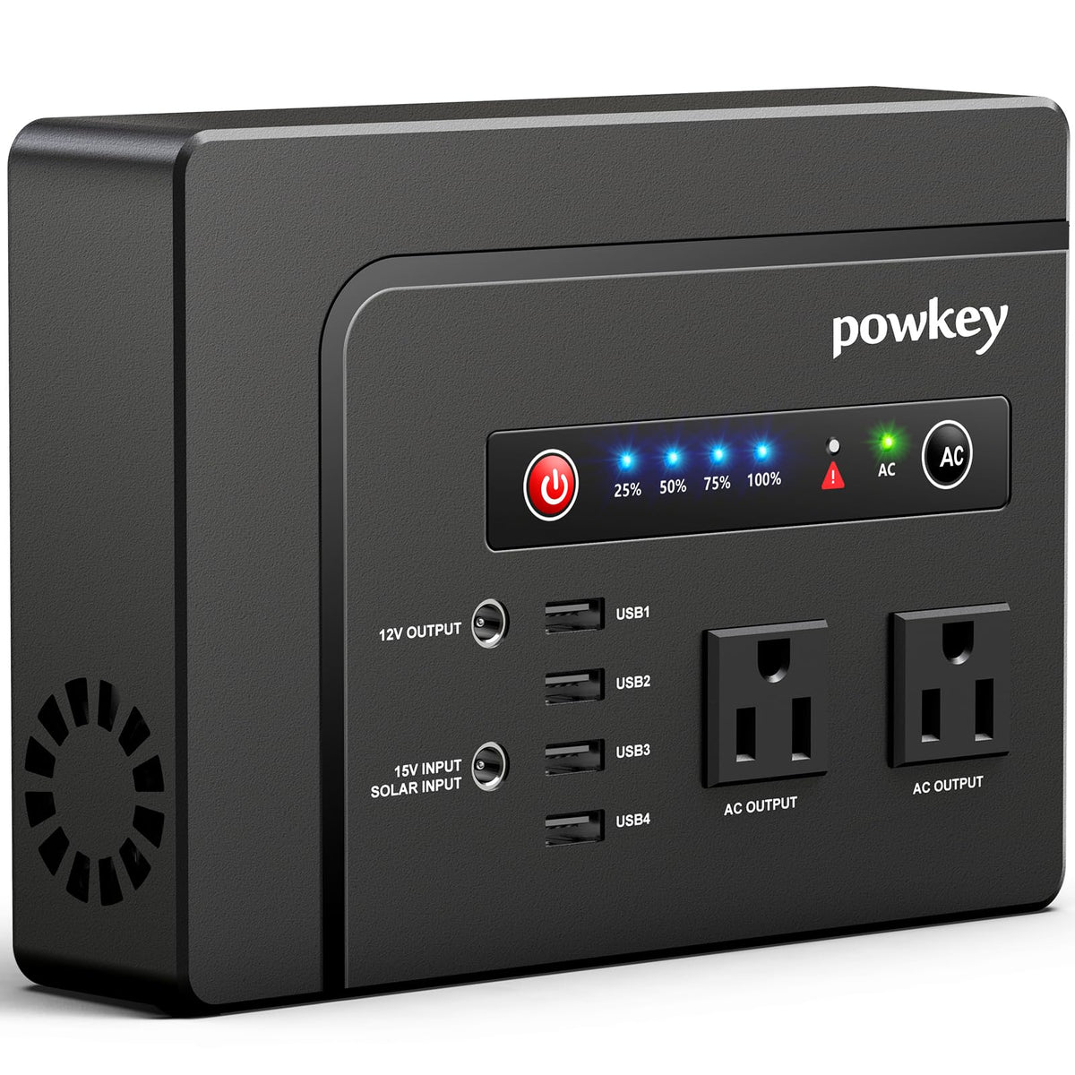 Portable Power Station 200W, Rechargeable Battery Powered with AC Outlet