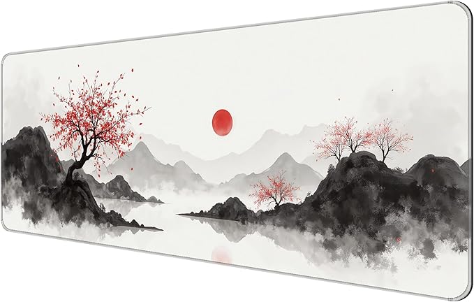 Dynippy Large Thin Mouse Pad with Stitched Edges