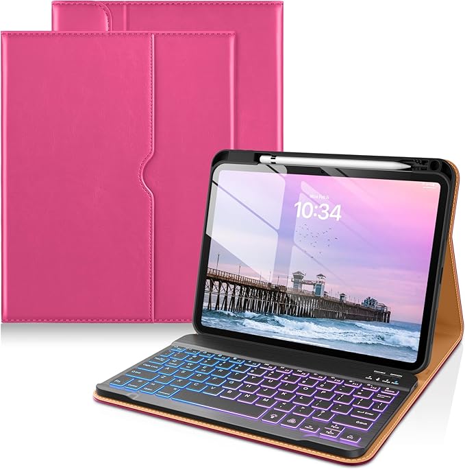 DTTO for iPad (A16) 11th / 10th Gen Case with Keyboard